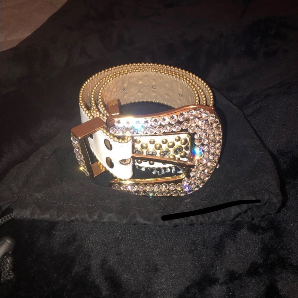 B.B. Simon 'White Gold' Belt
